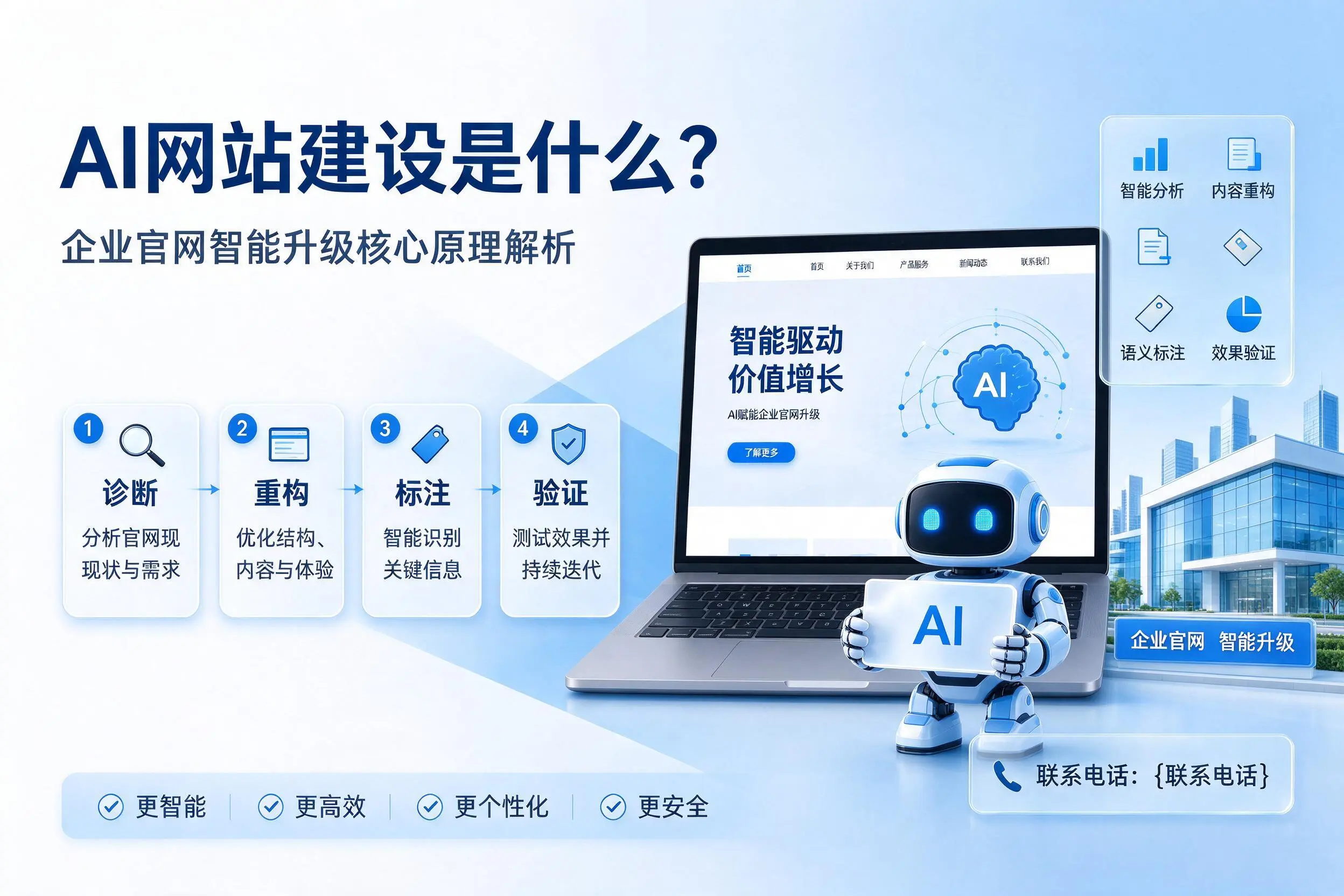 AI网站建设是什么?杭州企业官网智能升级核心原理解析