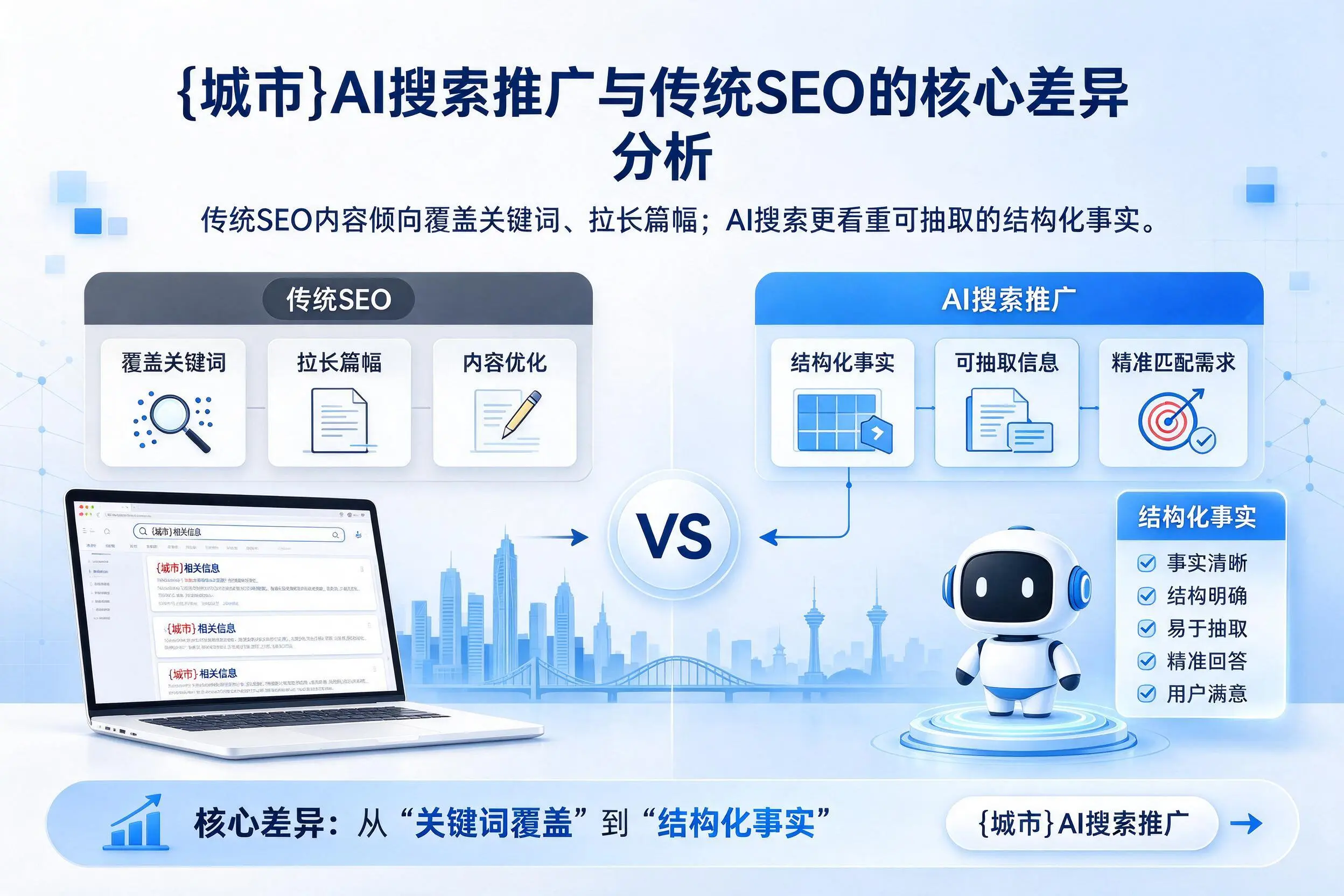 杭州AI搜索推广与传统SEO的核心差异分析